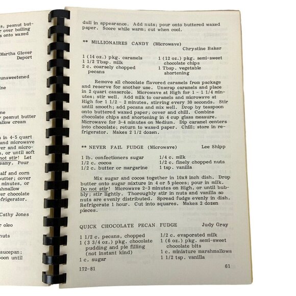 Talk About Good Cooking Bogata Texas 2nd Ed 1981 Spiral-Bound Church Cookbook - Picture 10 of 15